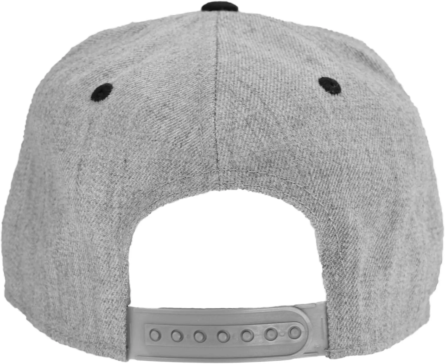 DALIX Premium Wool Blend Hat Flat Bill Cap Snapback Black Dark Gray Maroon Light