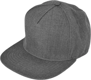 DALIX Premium Wool Blend Hat Flat Bill Cap Snapback Black Dark Gray Maroon Light