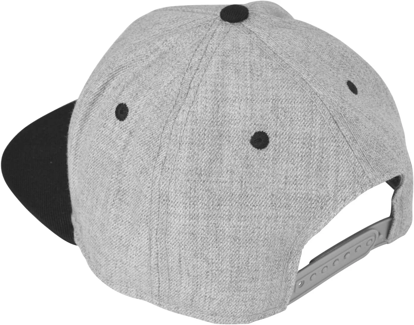 DALIX Premium Wool Blend Hat Flat Bill Cap Snapback Black Dark Gray Maroon Light