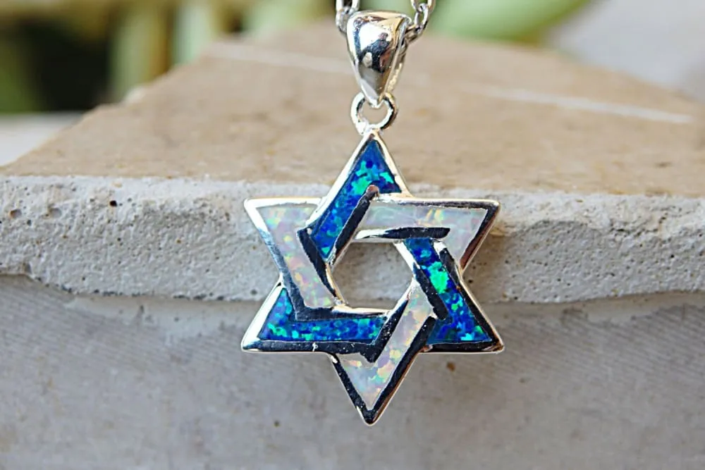 David star necklace