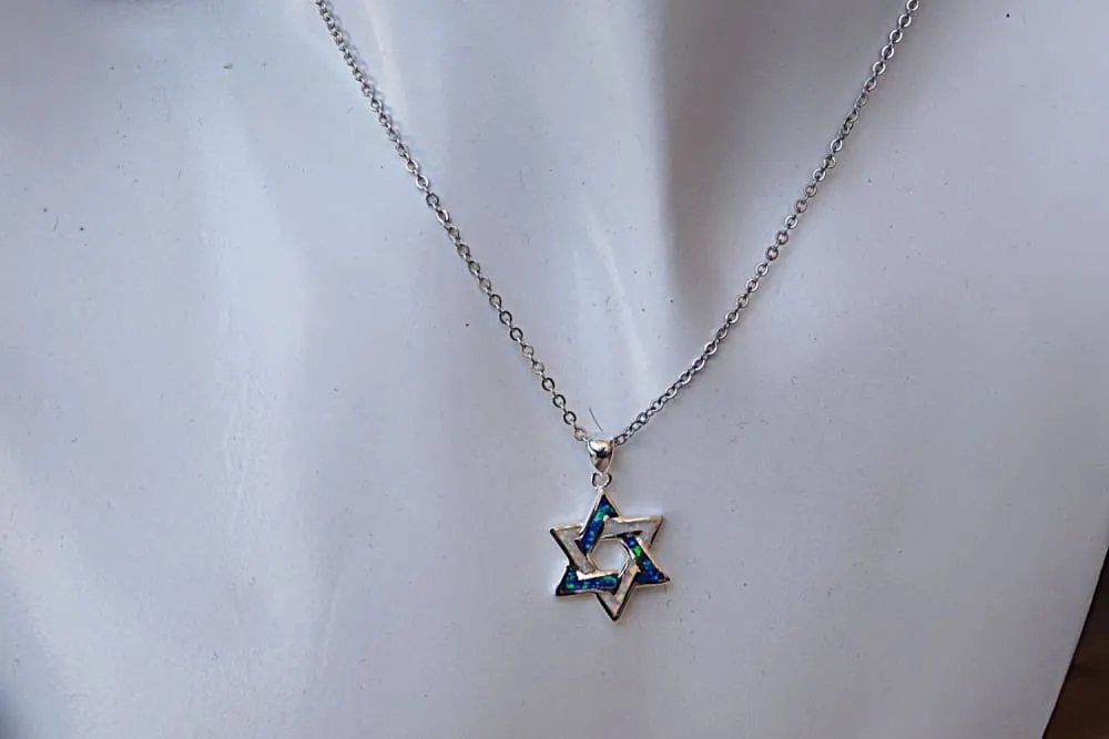 David star necklace