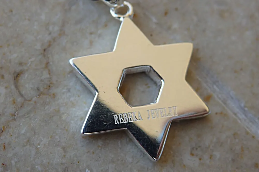 David star necklace