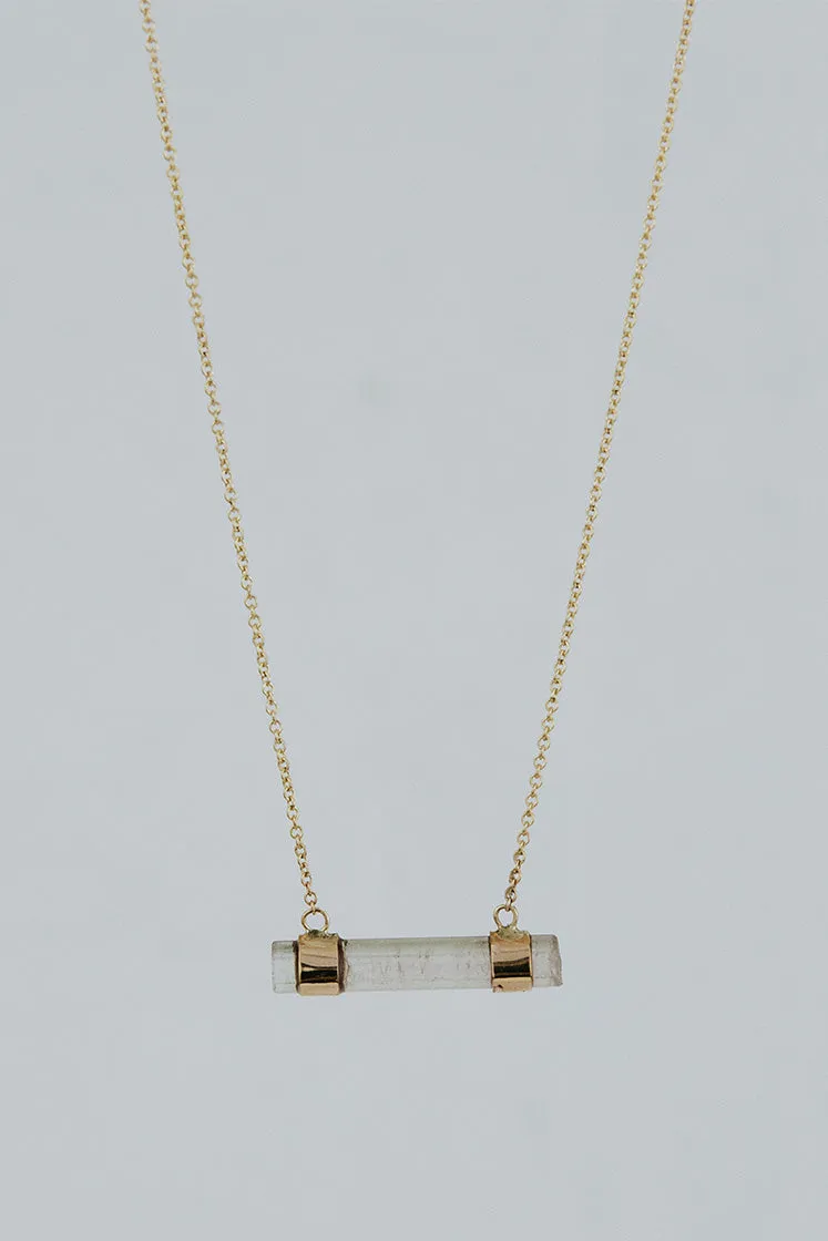 Double Banded Necklace - Watermelon Tourmaline
