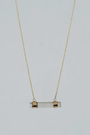 Double Banded Necklace - Watermelon Tourmaline