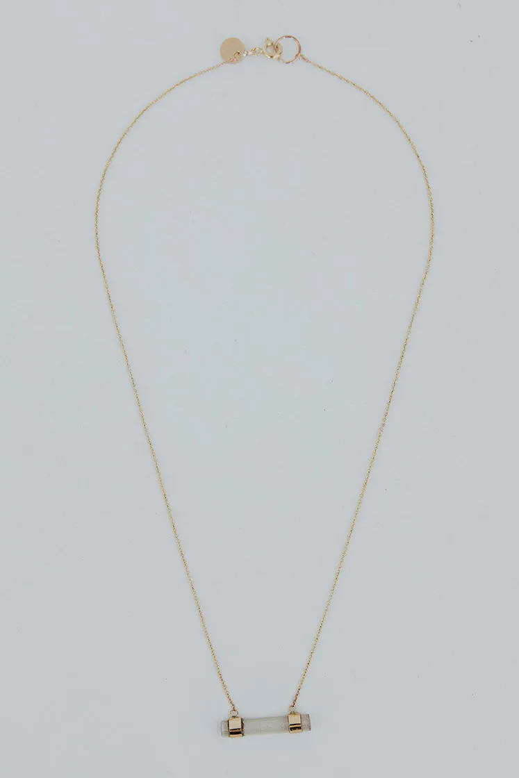 Double Banded Necklace - Watermelon Tourmaline