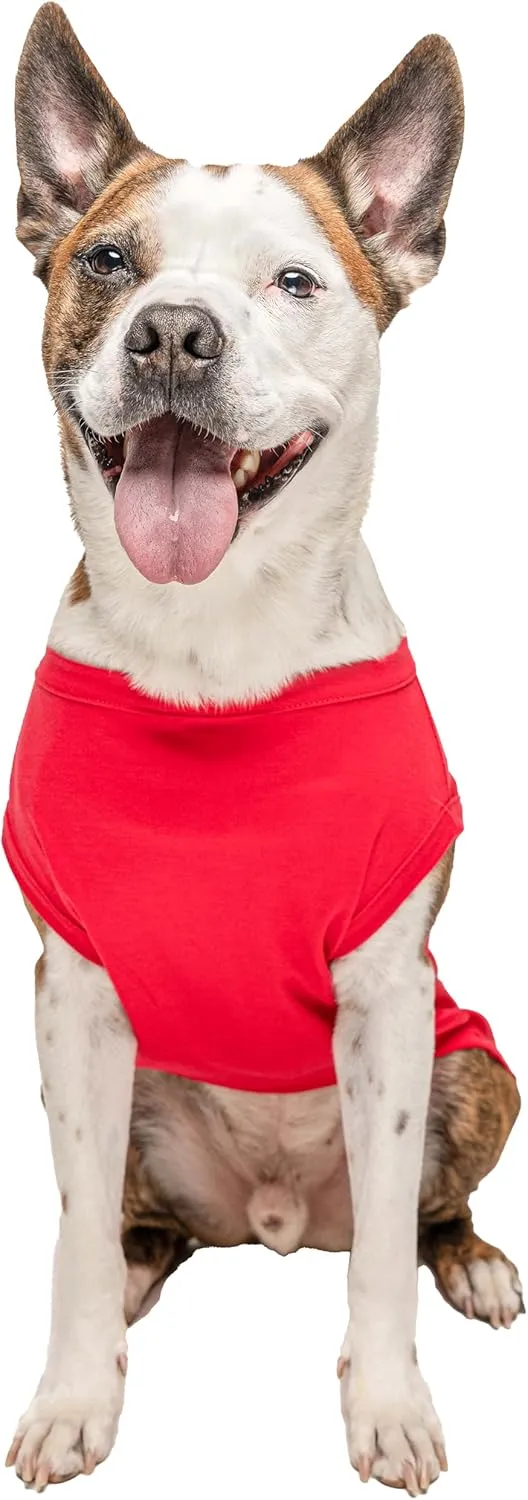 Happy Birthday Mom Dog Tee Shirt | Sleeveless | Pawty | Party Theme | Celebration Supplies | Photoshoot (Red, 2X-Large 168)