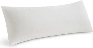 Leeden Full Body Pillow for Adults, Soft and Fluffy Long Pillow Insert, Breathable Pillow for Side Sleepers and Bed Support20x54 Ivory White