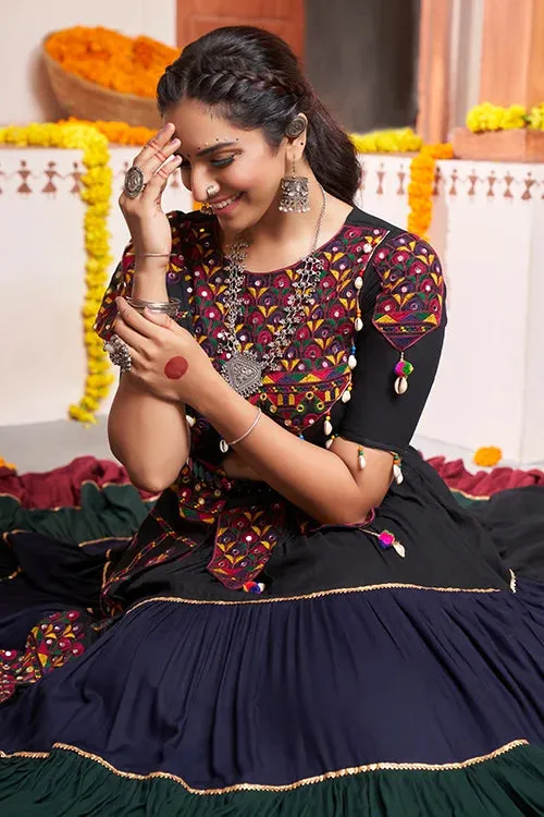 Multi Color New Pattern Style Chaniya Choli for Navratri Festival