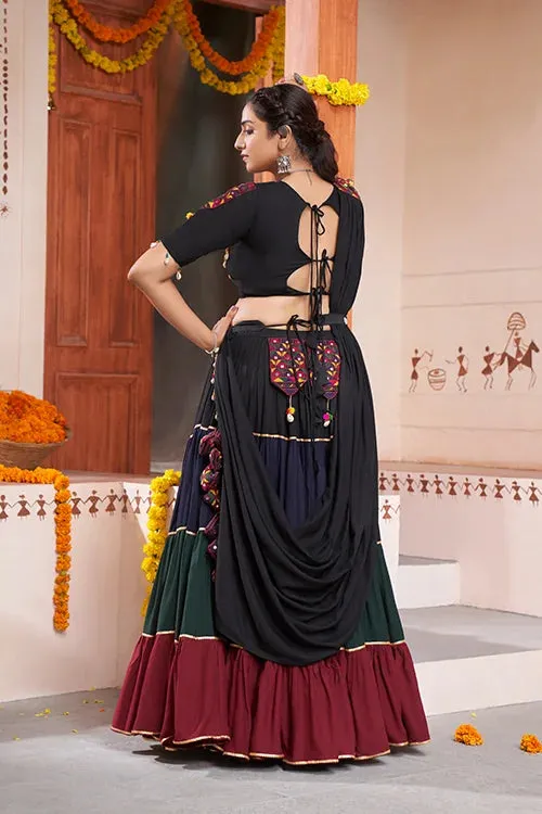 Multi Color New Pattern Style Chaniya Choli for Navratri Festival