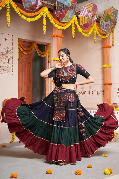 Multi Color New Pattern Style Chaniya Choli for Navratri Festival