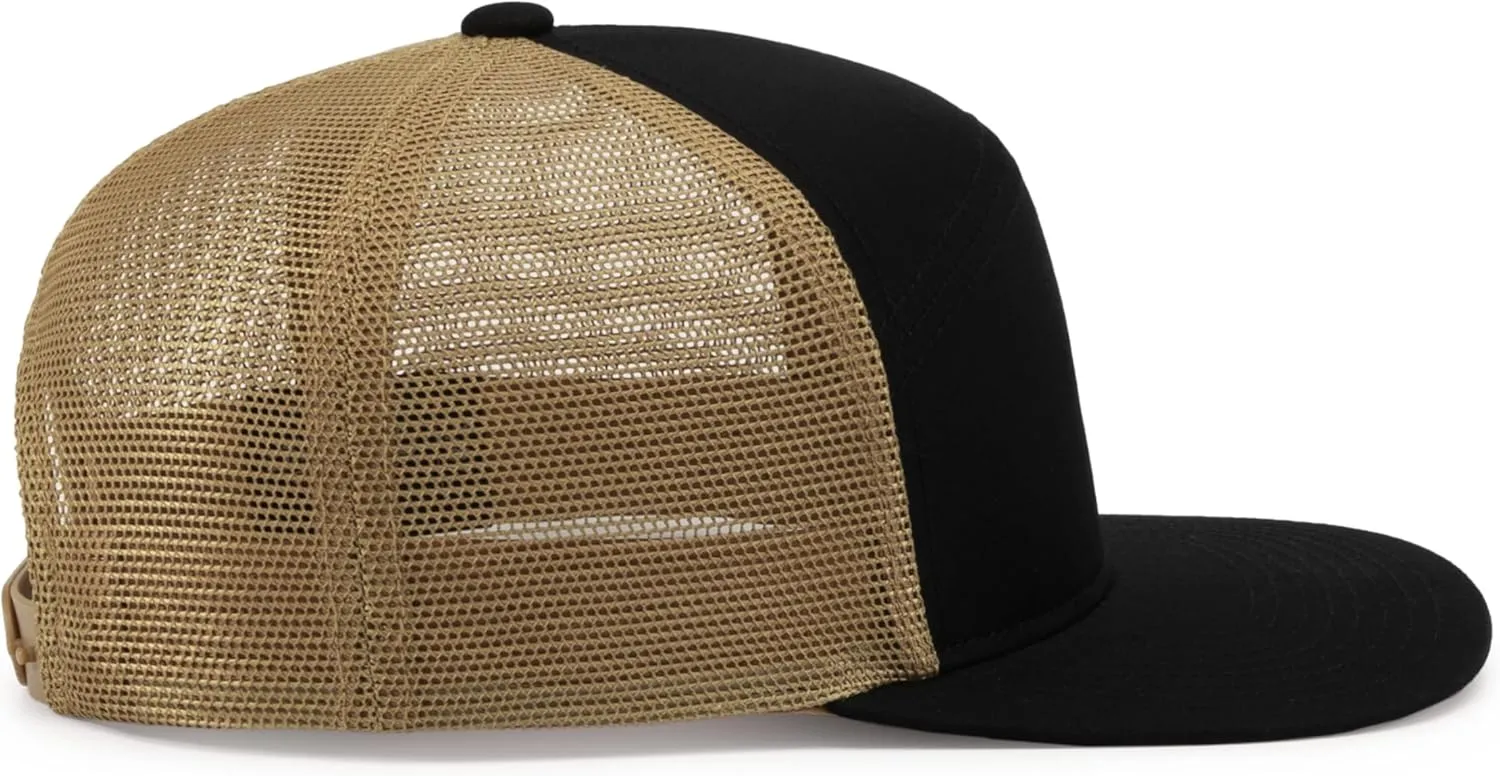 Pacific Headwear 6-Panel Arch Trucker Snapback Cap