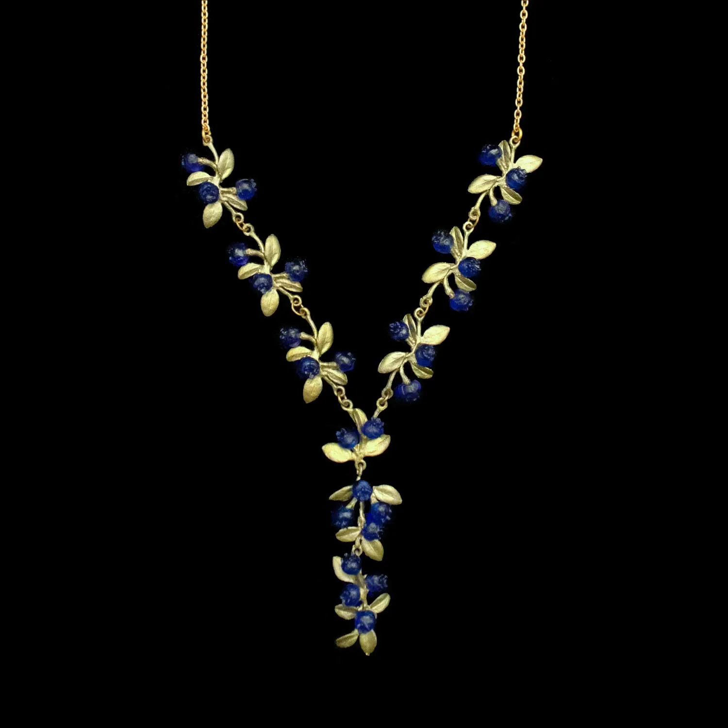 Petite Blueberry Necklace - Drop