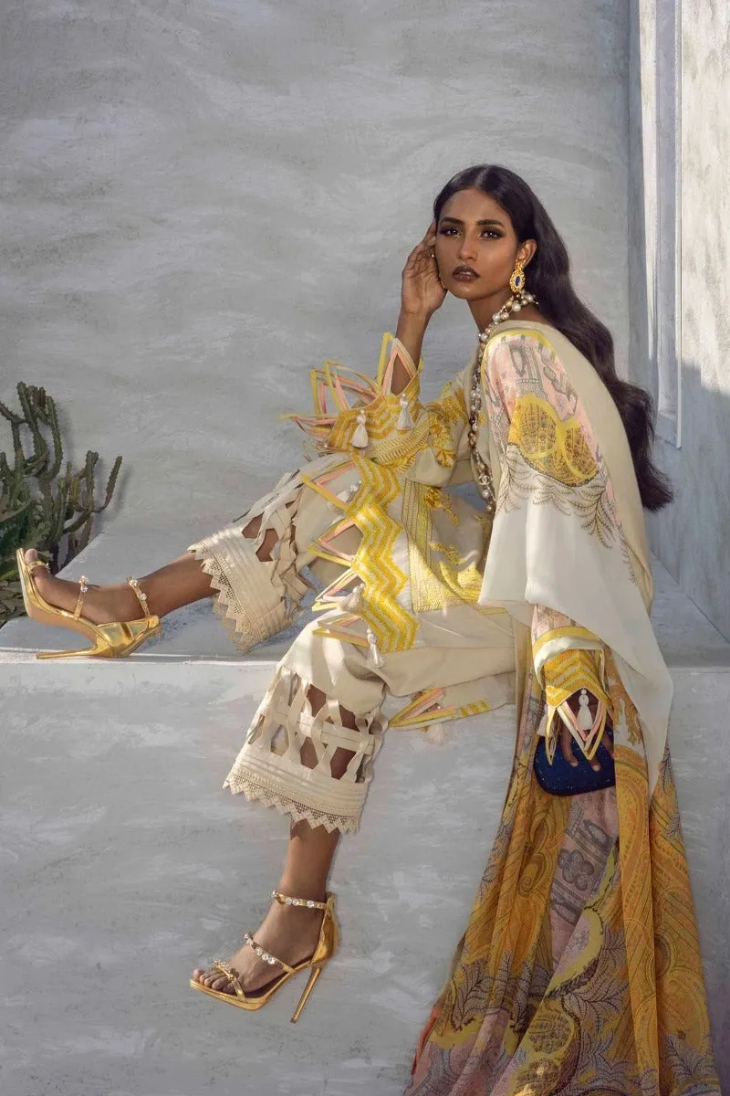 Sana Safinaz Muzlin Spring Lawn Collection 2021 – M211-015B-CL