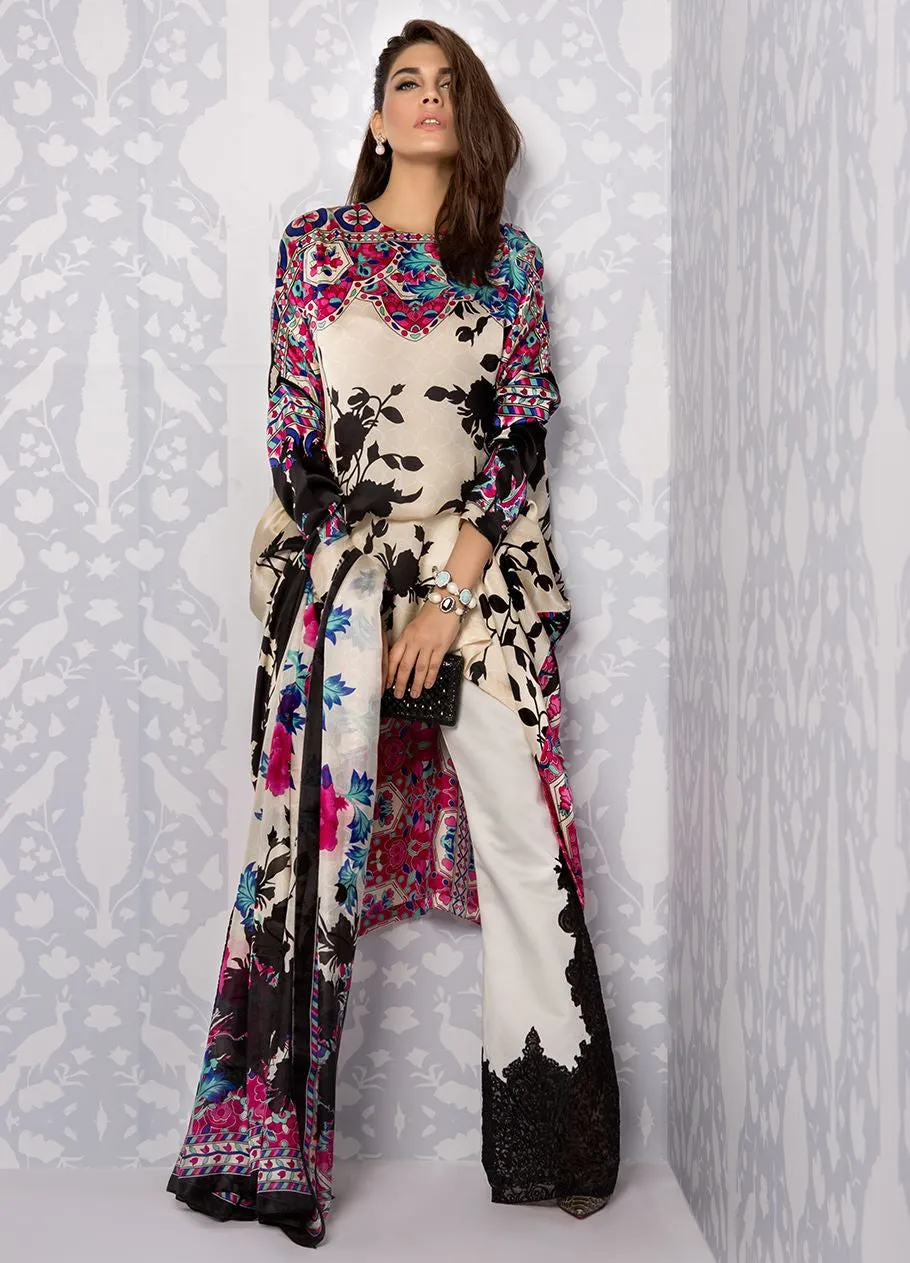 Sana Safinaz Silk Collection 2016 – 02A