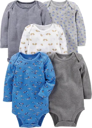 Simple Joys by Carter's Unisex Babies' Long-Sleeve Bodysuit