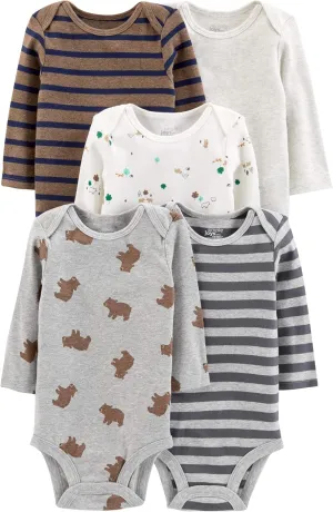 Simple Joys by Carter's Unisex Babies' Long-Sleeve Bodysuit