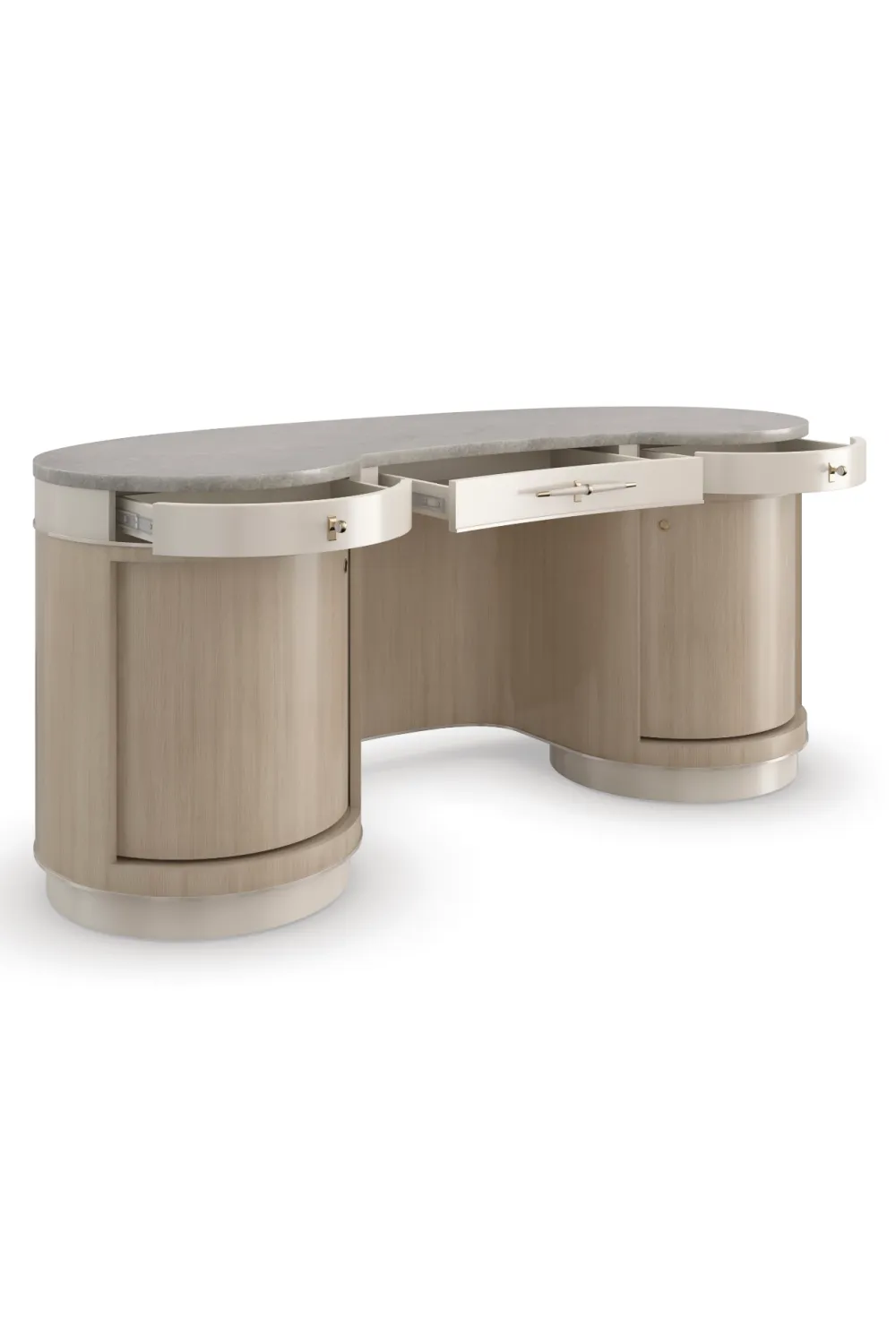 Swivel Shelf Dressing Table | Caracole Vanity Fair