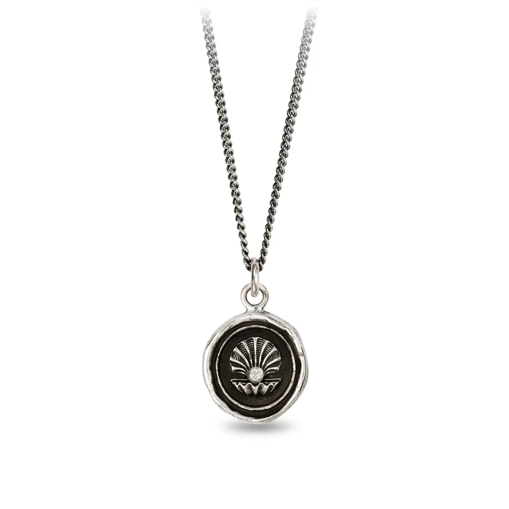 The World is Your Oyster Diamond Set Talisman